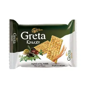 Greta Biscuits Crackers À L'olive Et Thym - 120g /613908