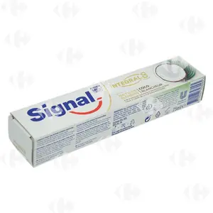 Signal Dentifrice Integral 8 Anti Bactérien au Coco Blancheur 75 ml