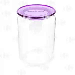 Bocal Hermétique en Verre avec Couvercle Violet Luminarc 0,75L