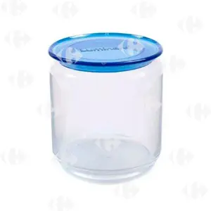 Bocal Hermétique en Verre avec Couvercle Bleu Luminarc 0,75L