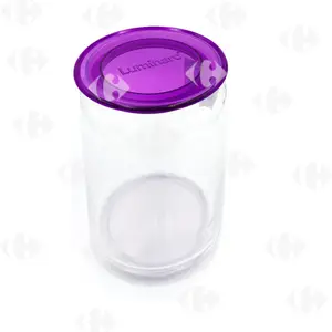 Bocal Hermétique en Verre avec Couvercle Violet Luminarc 1L