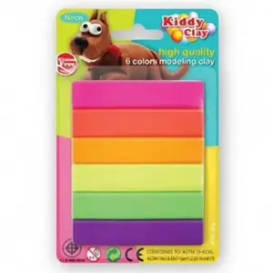 Set de 6 Bâtons Flatstick de Pâte à Modeler 70 g
