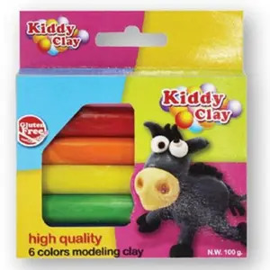 Set de 6 Bâtons Ronds de Pâte à Modeler 100 g