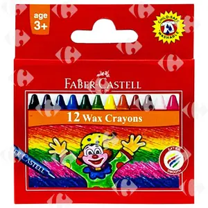 Crayons à Cire Petit Modèle Faber Castell 12 unités