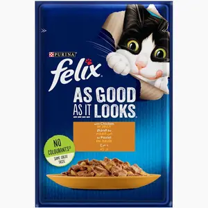 Felix Pochon Chat Poulet 85g