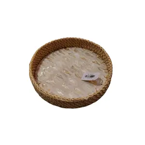 MOSAIQUE FISH PLATEAU ROND 24x4