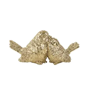 Statue décorative dorée, 16,2 x 6,8 x 6,5 cm