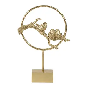Présentoir à bijoux DOOR Gold Bird, 24,5 x 6 x 36,4 cm