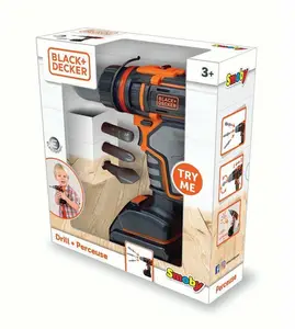 Black&Decker Perceuse sans fil, 3 ans et plus
