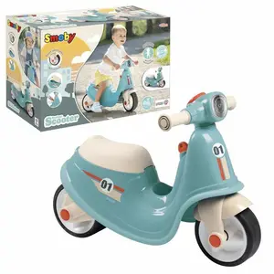 Smoby Scooter rétro bleu pour enfants, 18 mois et plus