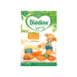 Farine Lactée pour Bébé au Miel et Lait Blédina 250g
