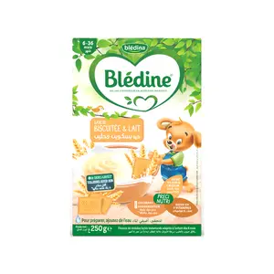 Farine Lactée pour Bébé Biscuits au Lait Blédina 250g