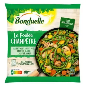 Poêlée champêtre aux haricots pois et champignons 950g - BONDUELLE