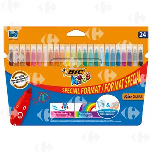Feutre de Coloriage Format Spécial Paquet de 24 couleurs Pack Promo