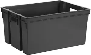 Bac De Rangement Ou Manutention 50L Gris-42660