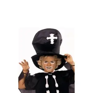 Chapeau Gardien de Manoir Noir-Taille Unique - Mytoys