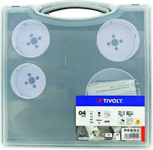 Jeu De 4 Scies Trepan 67 A102Mm Avec 3 Acc Tivoly Ref Xt50527052900