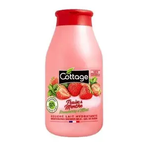 Douche lait hydratante fraise et menthe 250ml - COTTAGE