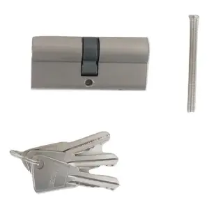 Cylindre 5 Goupilles Chrome 3 Cles 60Mm - 30X30Mm