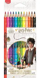 Maped, 12 crayons de couleur "design Harry Potter"