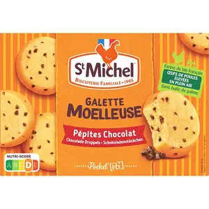 Galettes moelleuses pépites chocolat 180g - SAINT MICHEL