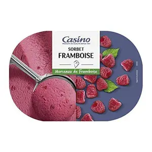 Sorbet framboise 540g - CASINO