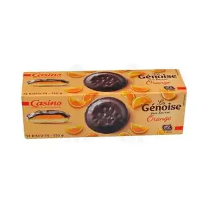 La génoise pur beurre orange x12 150g - CASINO