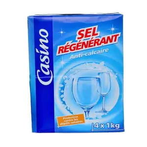 Sel régénérant lave-vaiselle anticalcaire 4 x 1Kg - CASINO