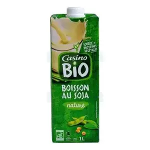 Casino Bio Boisson Végétale Au Soja Bio 1L