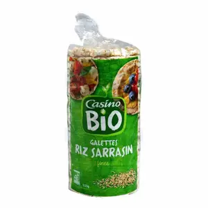 Galettes Bio Riz Sarrasin 115G - Casino Bio