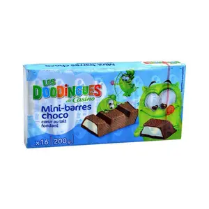Mini Barres Choco Cœur Au Lait Fondant X16 Unités 200G -Les Doodingues De Casino