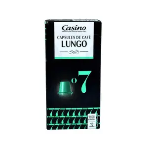 Capsules de café Lungo n°7 x10 unités 52g - CASINO