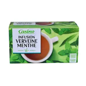 Infusion verveine menthe x25 sachets 35g - CASINO