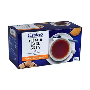 Thé noir Earl Grey x25 sachets 45g - CASINO