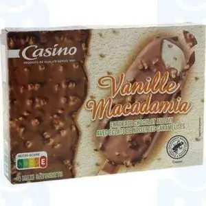 Maxi bâtonnet vanille macadamia 4x73,5g - CASINO