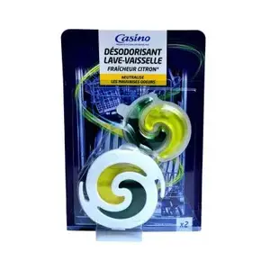 Désodorisant Lave-Vaisselle Fraîcheur Citron 2X6Ml - Casino