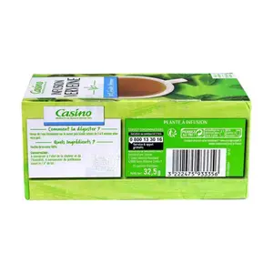 Infusion verveine x25 sachets 32,5g - CASINO