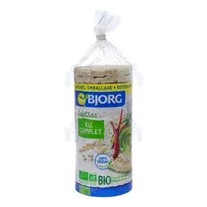 Galettes bio riz complet 130g - BJORG