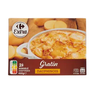 Gratin Dauphinois Carrefour 450g