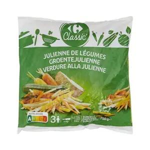 Julienne de 4 Légumes Carrefour 750g