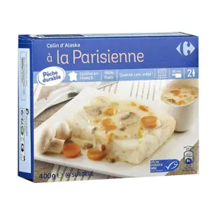 Colin d'Alaska à la Parisienne Carrefour 400g
