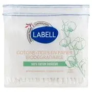 Cotons-tiges papier biodégradable x160 - LABELL