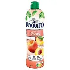 Sirop de pêche bio 75cl - PAQUITO