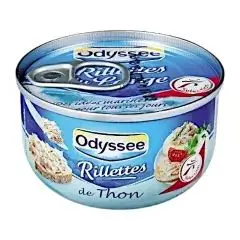Rillettes de thon 125g - ODYSSÉE