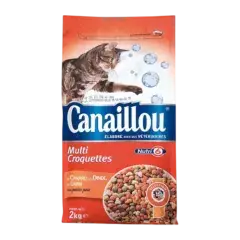 Croquettes lapin-dinde légumes pour chat adulte 2kg - CANAILLOU