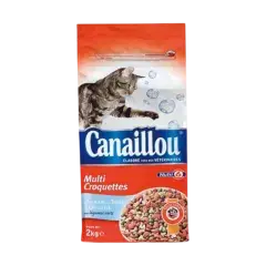 Croquettes au saumon et aux légumes pour chat 2kg - CANAILLOU
