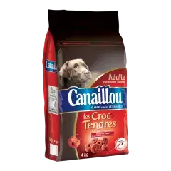 Croquettes riches en bœuf pour chiens 4kg -CANAILLOU