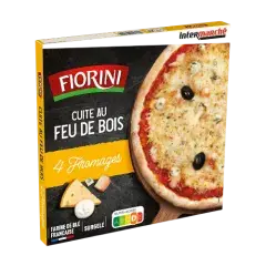 Pizza feu de bois 4 fromages 420g - FIORINI