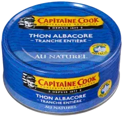 Thon albacore naturel tranche entière 112g - CAPITAINE COOK