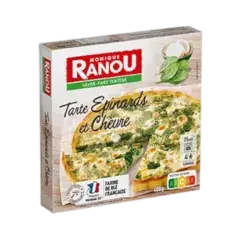 Tarte chèvre épinards 400g - RANOU